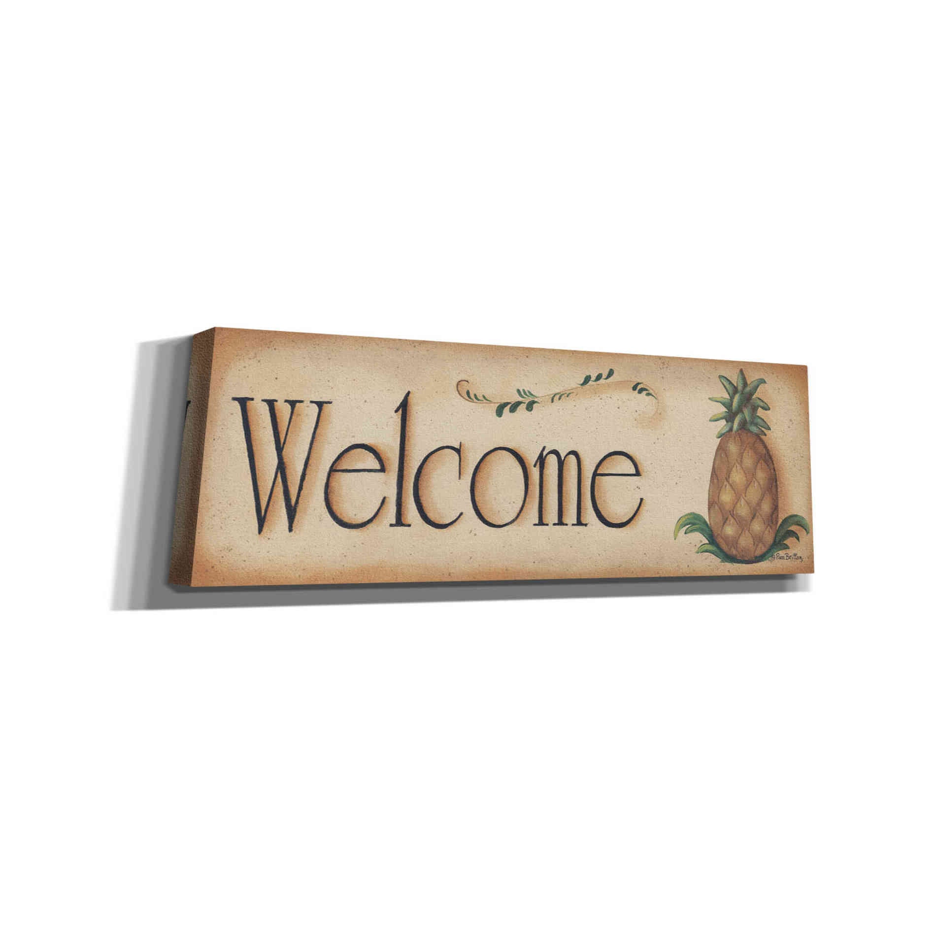 'Welcome' by Pam Britton, Canvas Wall Art