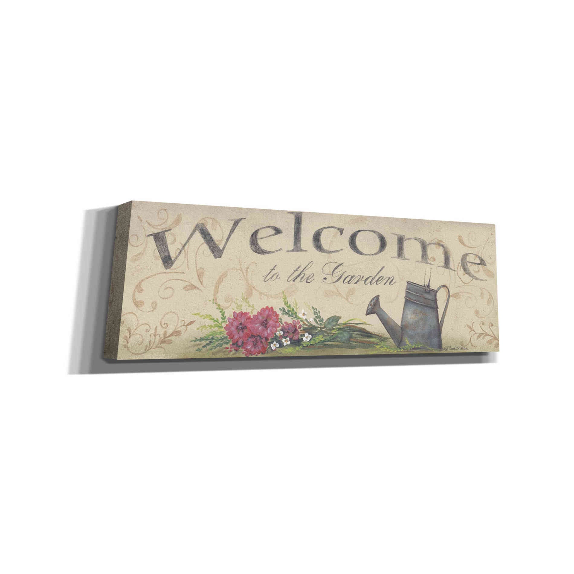 'Welcome to the Garden' by Pam Britton, Canvas Wall Art