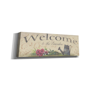 'Welcome to the Garden' by Pam Britton, Canvas Wall Art