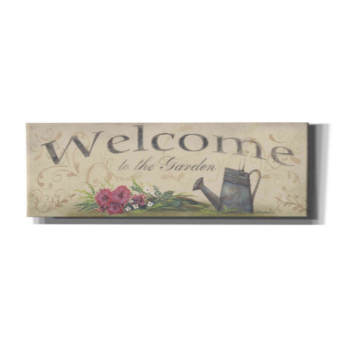 Image of 'Welcome to the Garden' by Pam Britton, Canvas Wall Art