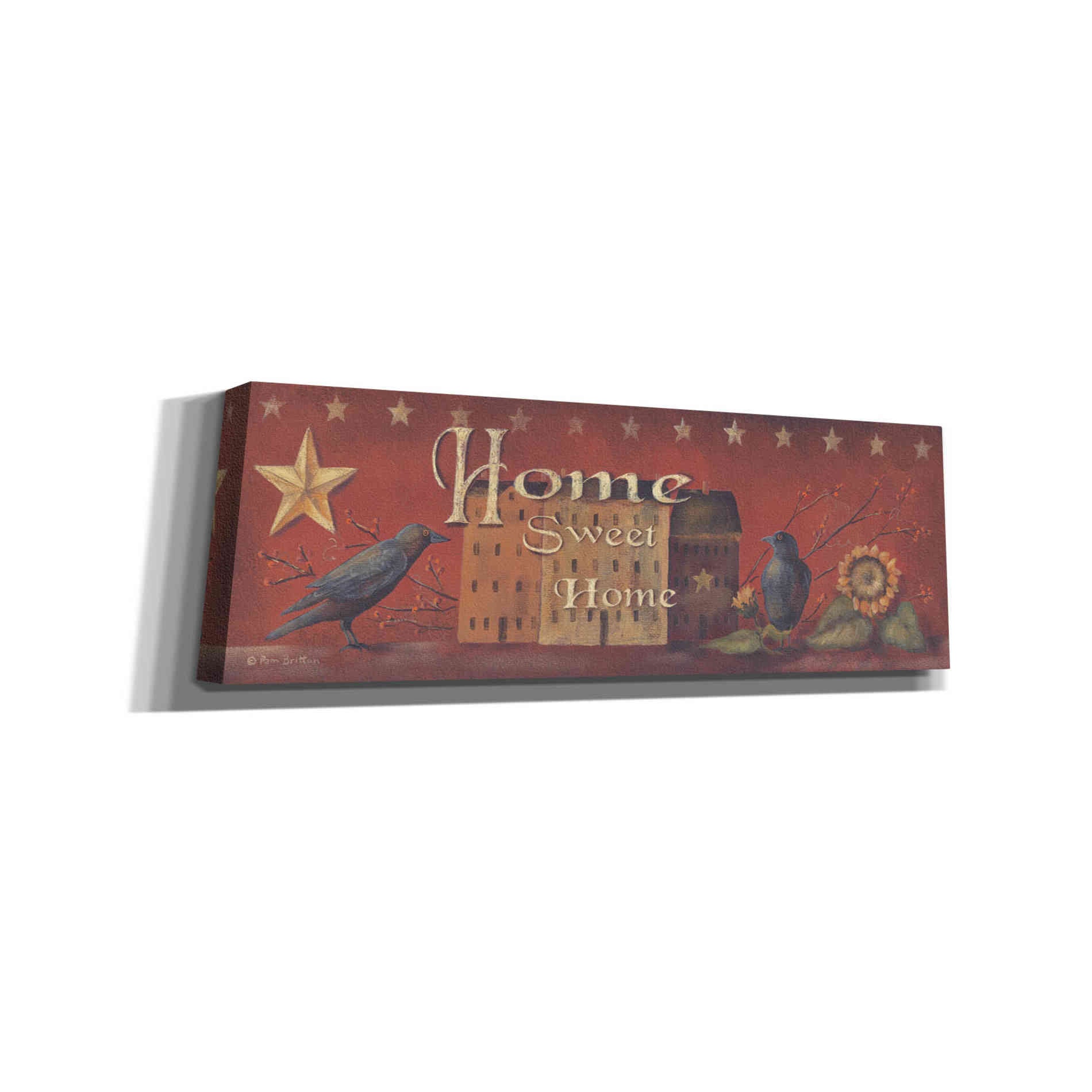 'Home Sweet Home' by Pam Britton, Canvas Wall Art