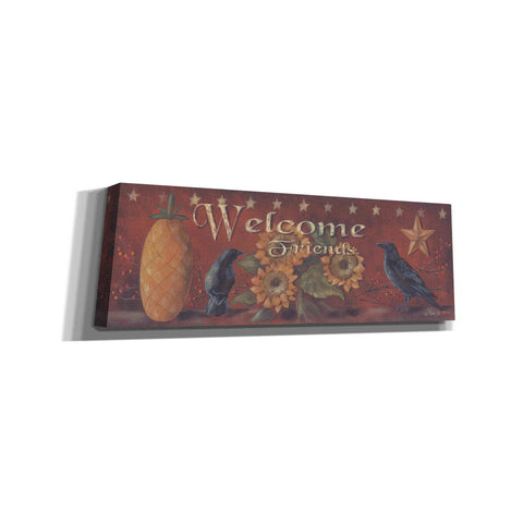 Image of 'Welcome Friends' by Pam Britton, Canvas Wall Art