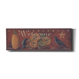'Welcome Friends' by Pam Britton, Canvas Wall Art