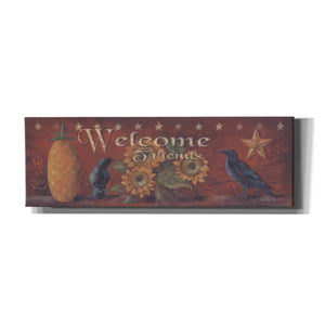 'Welcome Friends' by Pam Britton, Canvas Wall Art