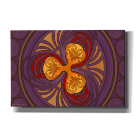 'Art Nouveau Ripple Crypto' by Katalina, Canvas Wall Art