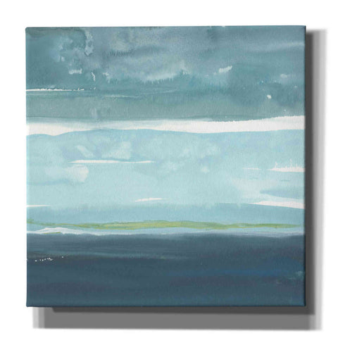 Image of 'Teal Horizon II' by Rob Delamater, Canvas Wall Art