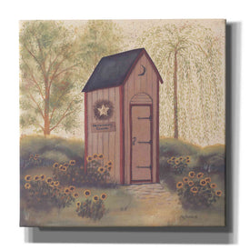 'Folk Art Outhouse I' by Pam Britton, Canvas Wall Art