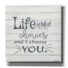 'I Choose You' by Pam Britton, Canvas Wall Art