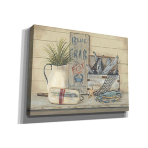 'Blue Crab Fest' by Pam Britton, Canvas Wall Art