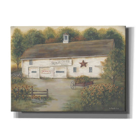 'Caleb's Sunflower Farm' by Pam Britton, Canvas Wall Art