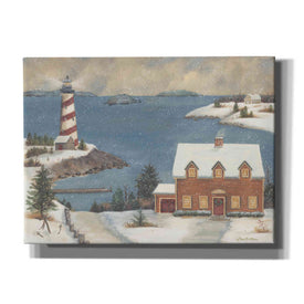 'Candy Cane Bay' by Pam Britton, Canvas Wall Art