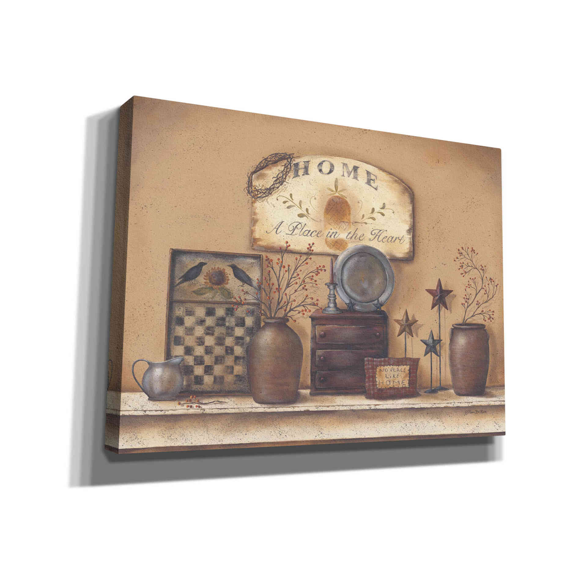 'Country Prims II' by Pam Britton, Canvas Wall Art