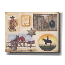'Western I' by Pam Britton, Canvas Wall Art