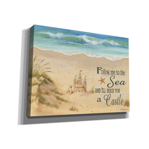 'Sandcastle' by Pam Britton, Canvas Wall Art
