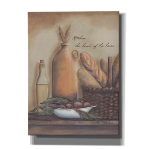 'Kitchen the Heart of the Home' by Pam Britton, Canvas Wall Art