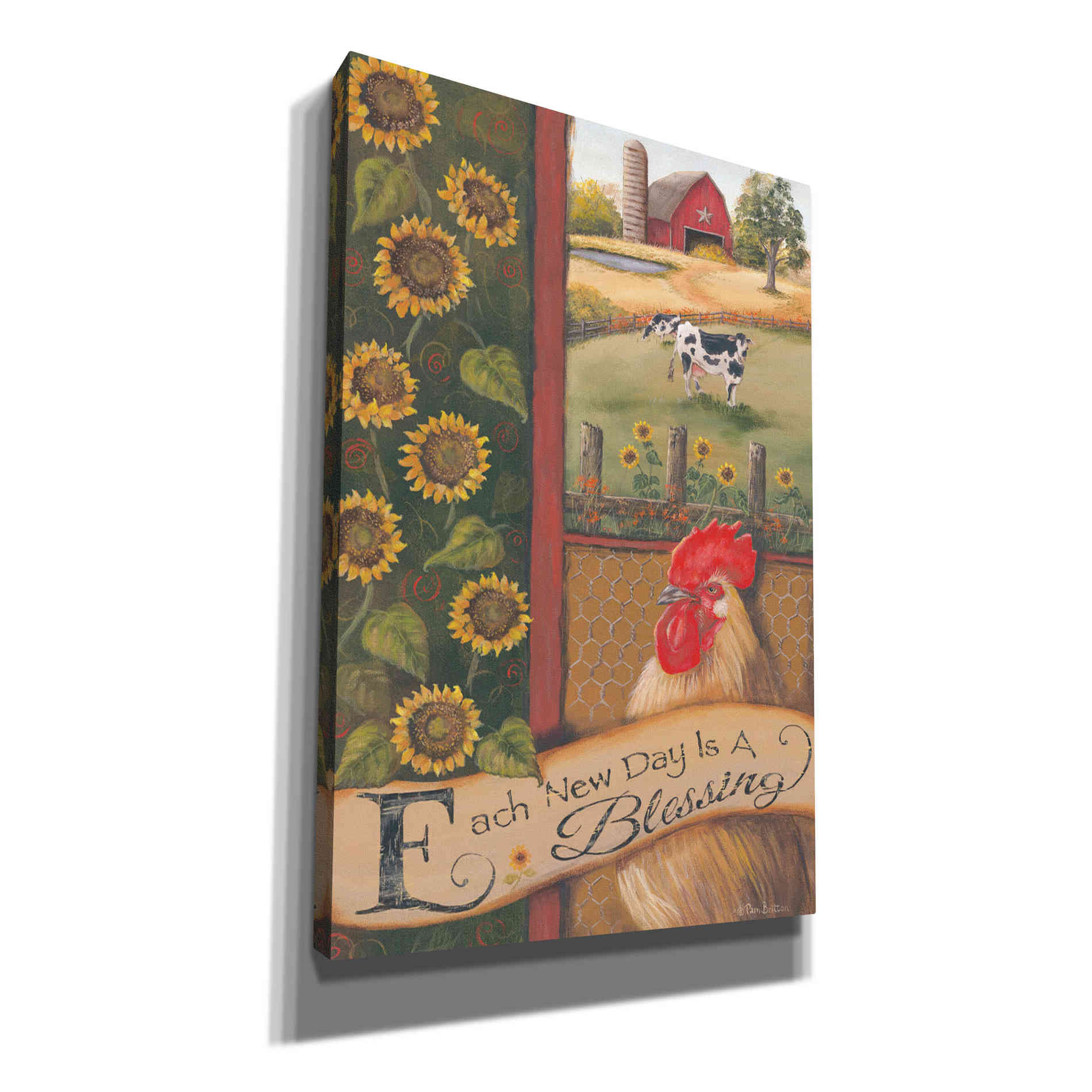 'Each New Day' by Pam Britton, Canvas Wall Art