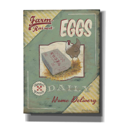 Image of 'Farm Raised Eggs' by Pam Britton, Canvas Wall Art