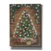 'A Log Cabin Christmas' by Pam Britton, Canvas Wall Art