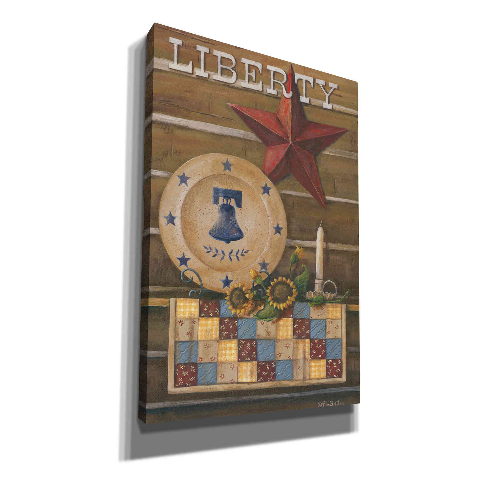 'Liberty' by Pam Britton, Canvas Wall Art