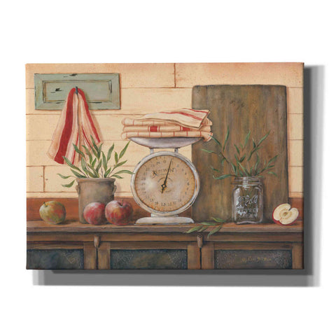 Image of 'Apples and Tea Towels I' by Pam Britton, Canvas Wall Art