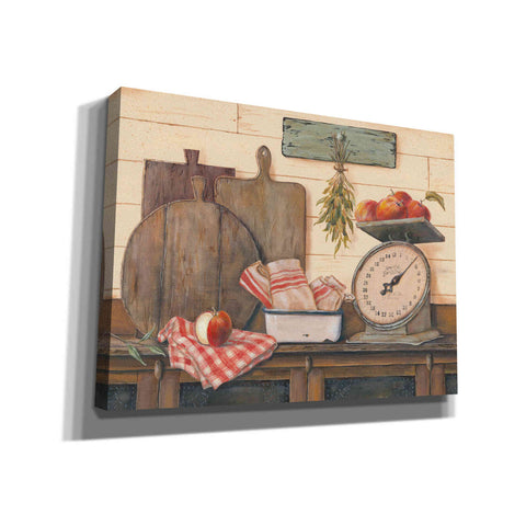Image of 'Apples and Tea Towels II' by Pam Britton, Canvas Wall Art