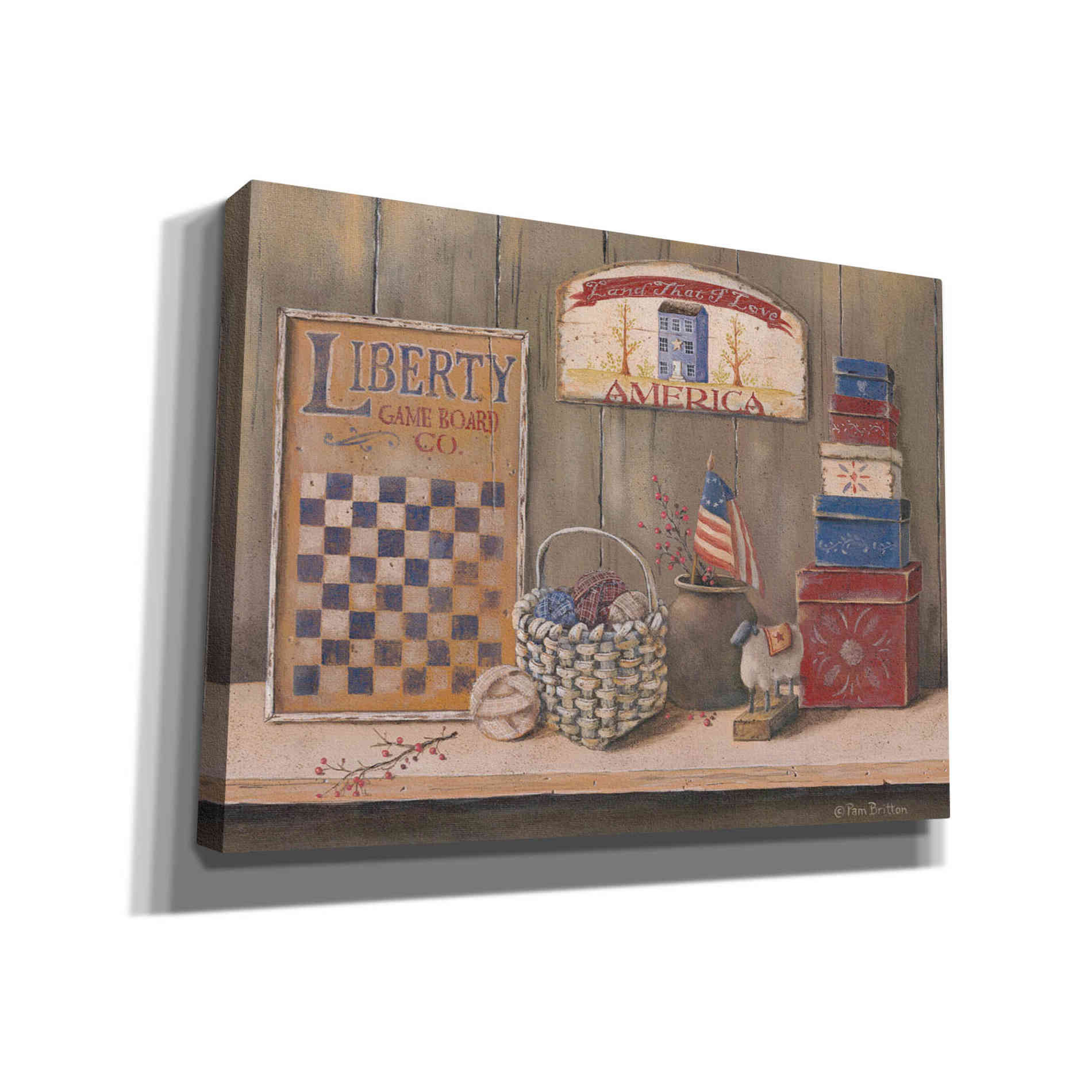 'Land that I Love' by Pam Britton, Canvas Wall Art