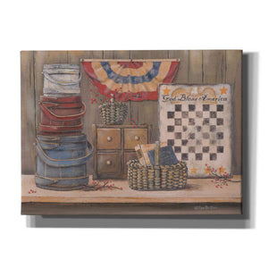 'God Bless America' by Pam Britton, Canvas Wall Art