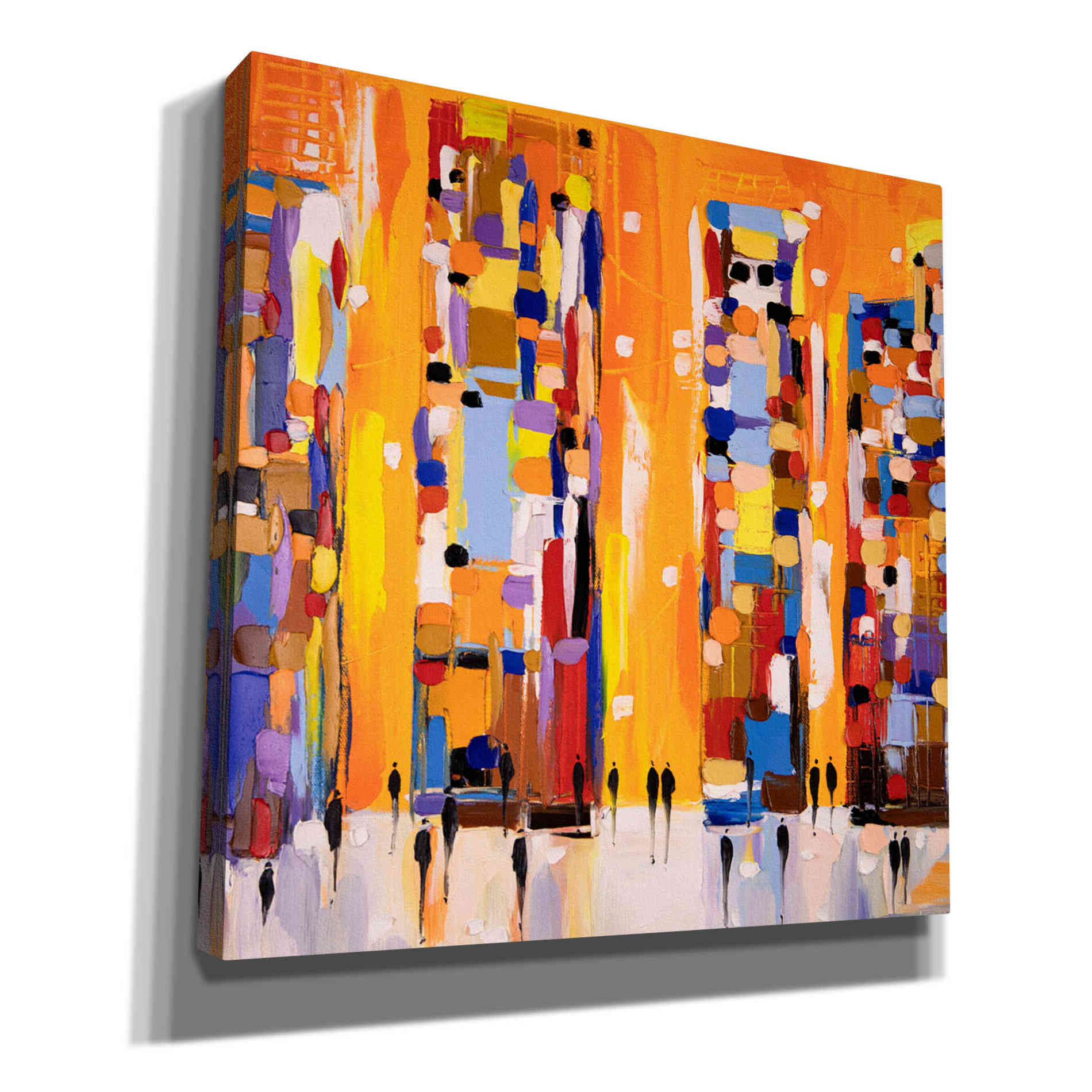 'Orange Sunset' by Ekaterina Ermilkina, Canvas Wall Art