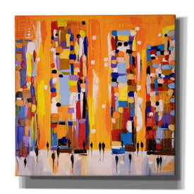 'Orange Sunset' by Ekaterina Ermilkina, Canvas Wall Art