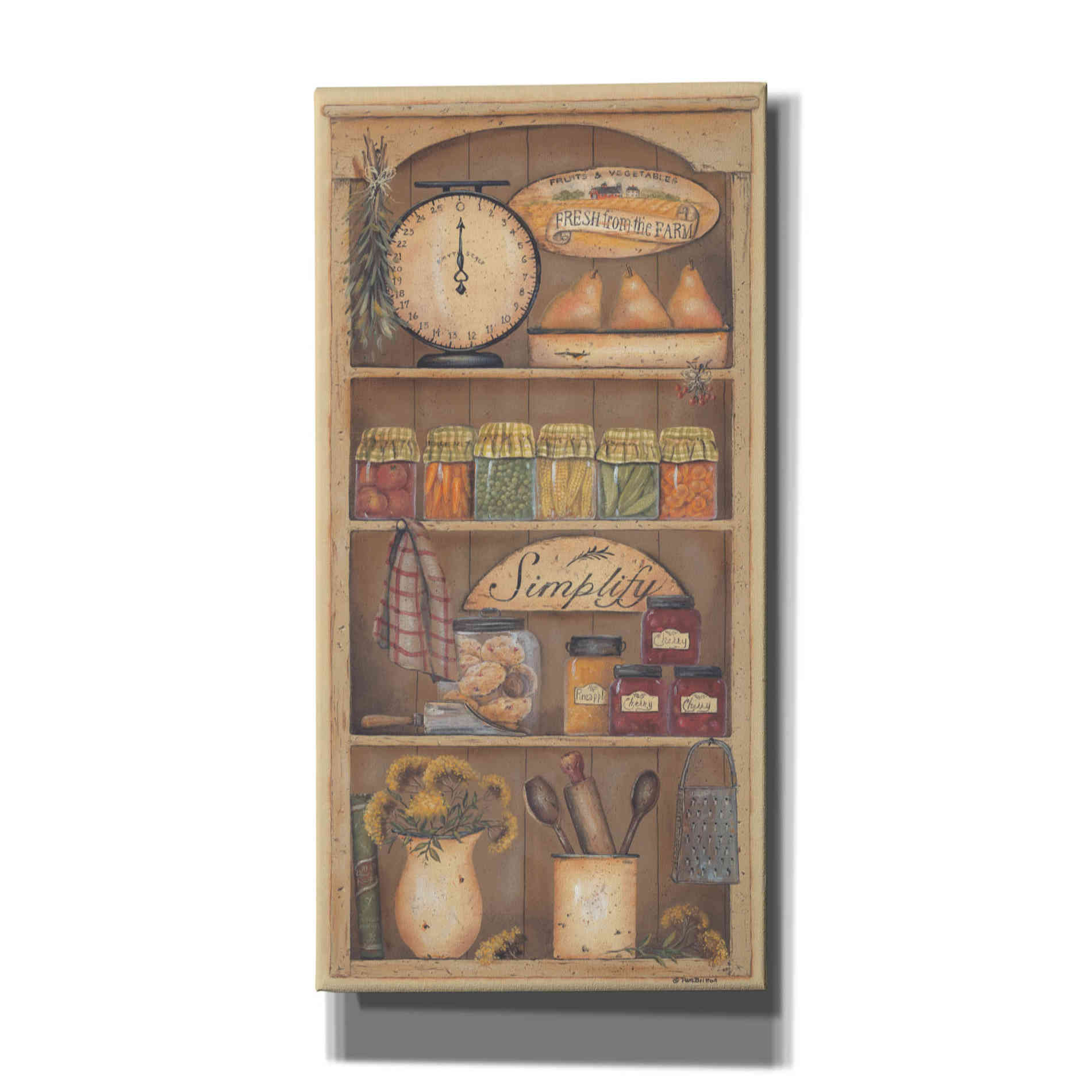 'Farmhouse Pantry I' by Pam Britton, Canvas Wall Art