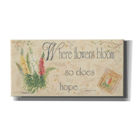 'When Flowers Bloom' by Pam Britton, Canvas Wall Art