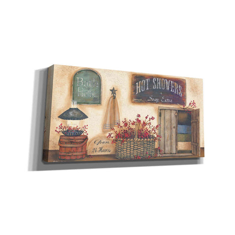 Image of 'Bath House' by Pam Britton, Canvas Wall Art