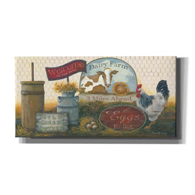 'Eggs & Cream II revised' by Pam Britton, Canvas Wall Art