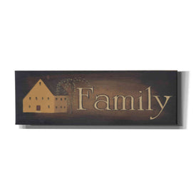 'Family revised' by Pam Britton, Canvas Wall Art