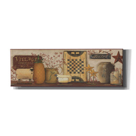 'Village Welcome' by Pam Britton, Canvas Wall Art