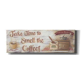'Smell the Coffee' by Pam Britton, Canvas Wall Art
