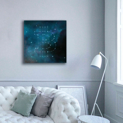 Image of 'Bitcoin Constellation II' by Epic Portfolio, Giclee Canvas Wall Art,37x37