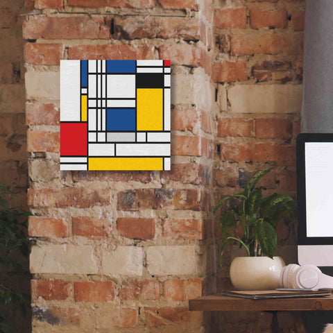 Image of 'Mondrian NFT2' by Epic Portfolio, Giclee Canvas Wall Art,12x12