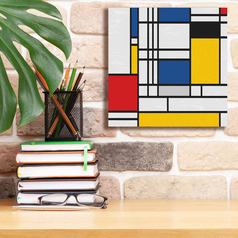 Image of 'Mondrian NFT2' by Epic Portfolio, Giclee Canvas Wall Art,12x12