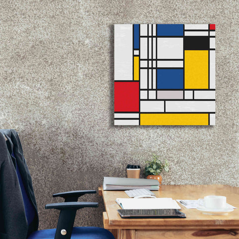 Image of 'Mondrian NFT2' by Epic Portfolio, Giclee Canvas Wall Art,26x26