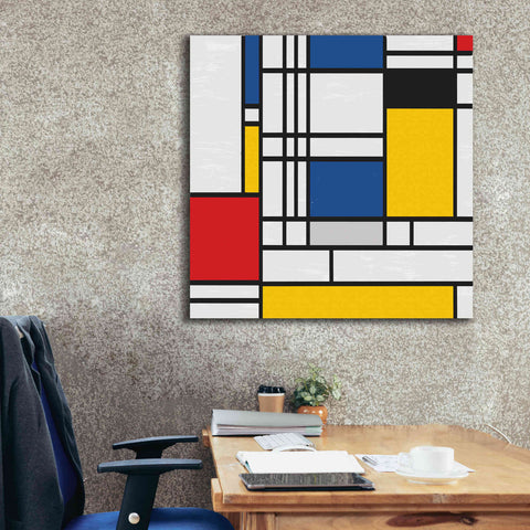 Image of 'Mondrian NFT2' by Epic Portfolio, Giclee Canvas Wall Art,37x37
