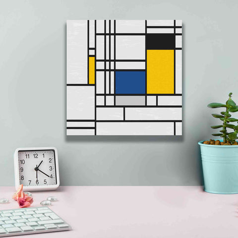 Image of 'Mondrian NFT3' by Epic Portfolio, Giclee Canvas Wall Art,12x12
