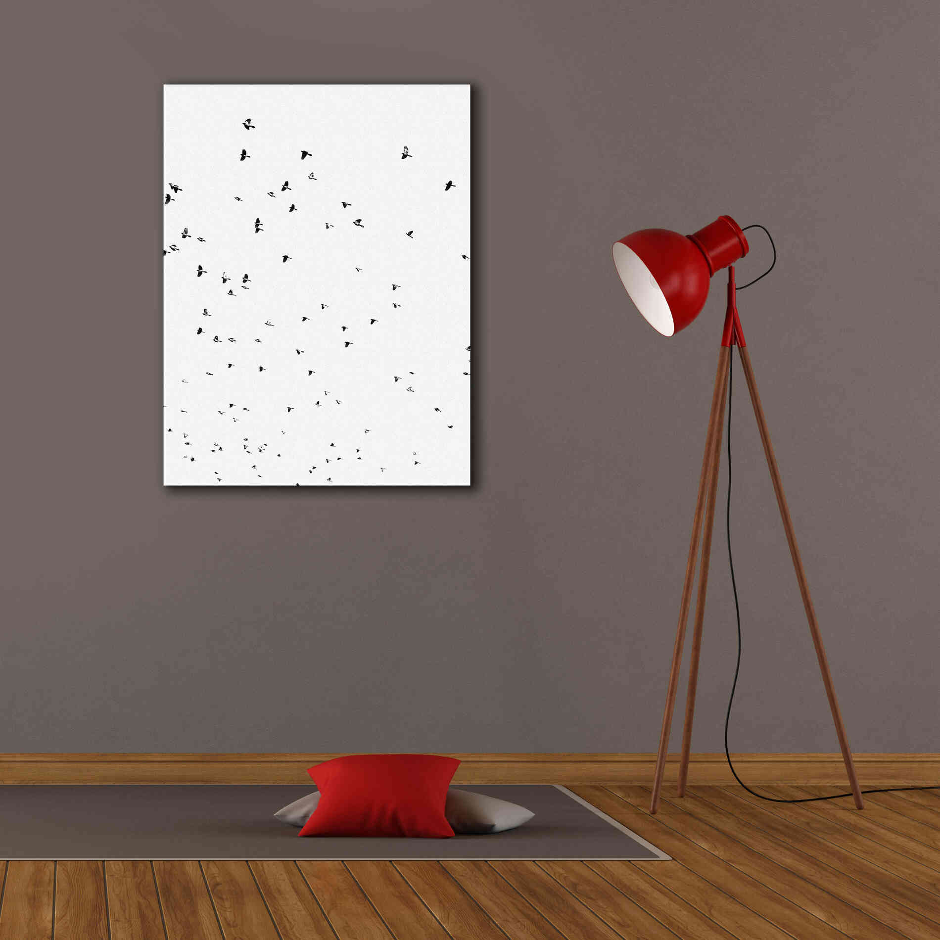 'Bird Constellation' by Epic Portfolio, Giclee Canvas Wall Art,26x34