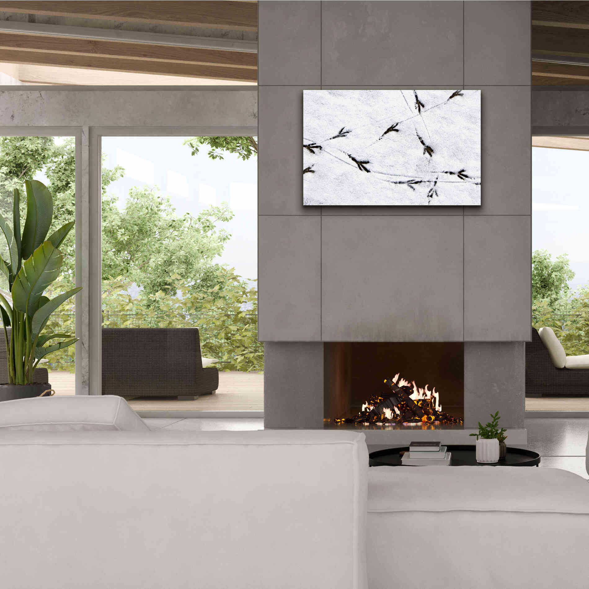 'Bird's footprints' by Epic Portfolio, Giclee Canvas Wall Art,40x26