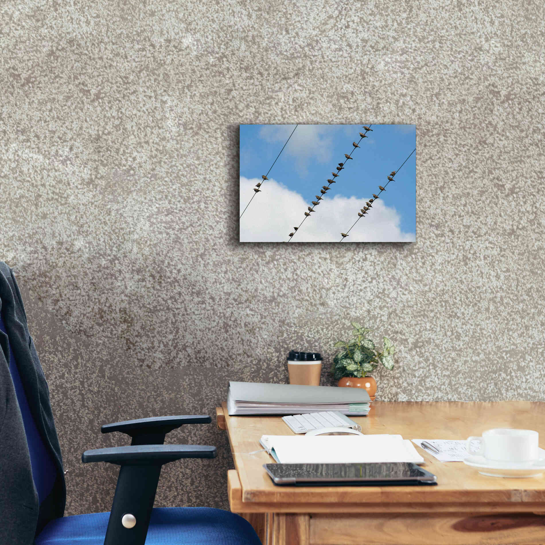 'Humanwatching' by Epic Portfolio, Giclee Canvas Wall Art,18x12