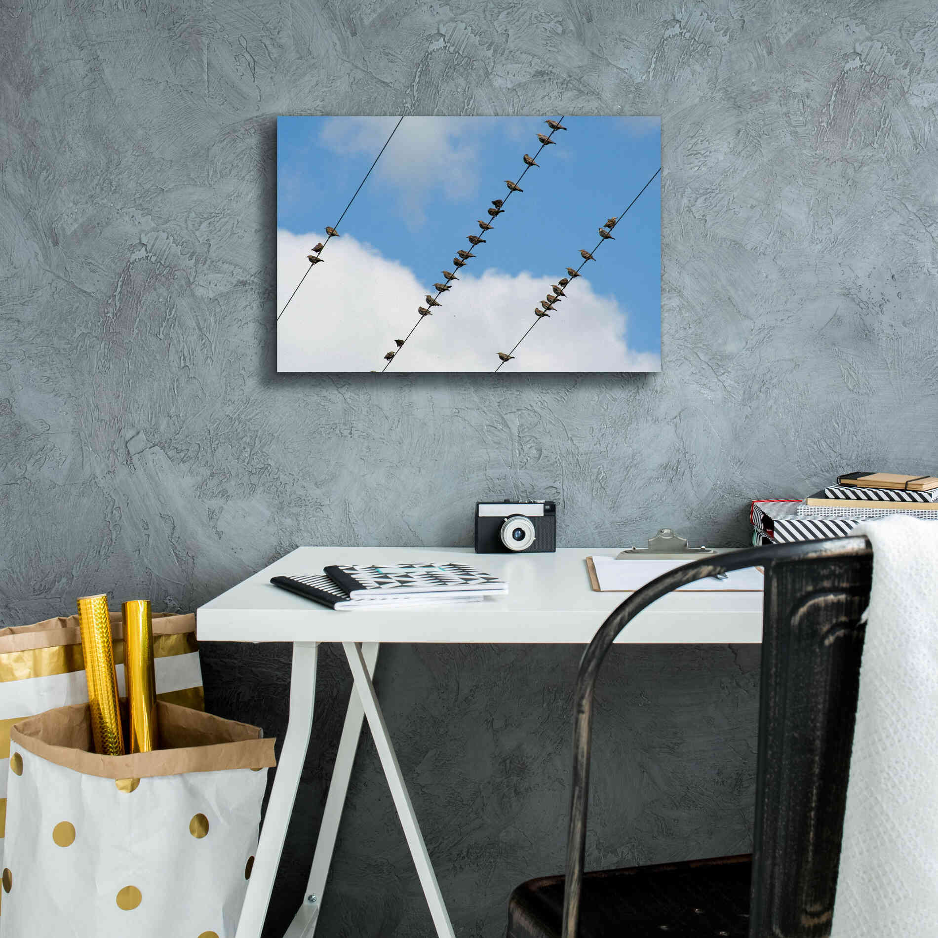 'Humanwatching' by Epic Portfolio, Giclee Canvas Wall Art,18x12