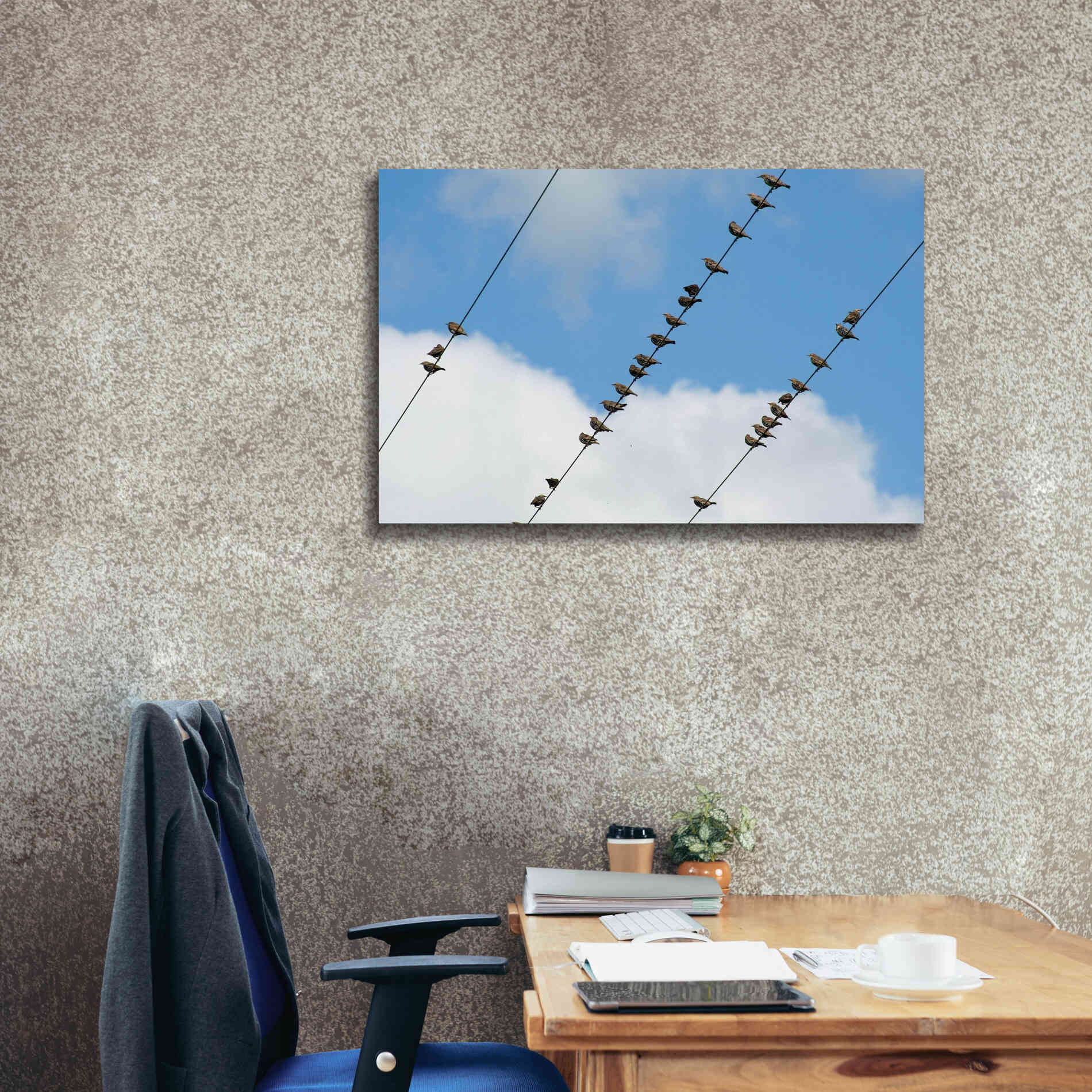 'Humanwatching' by Epic Portfolio, Giclee Canvas Wall Art,40x26
