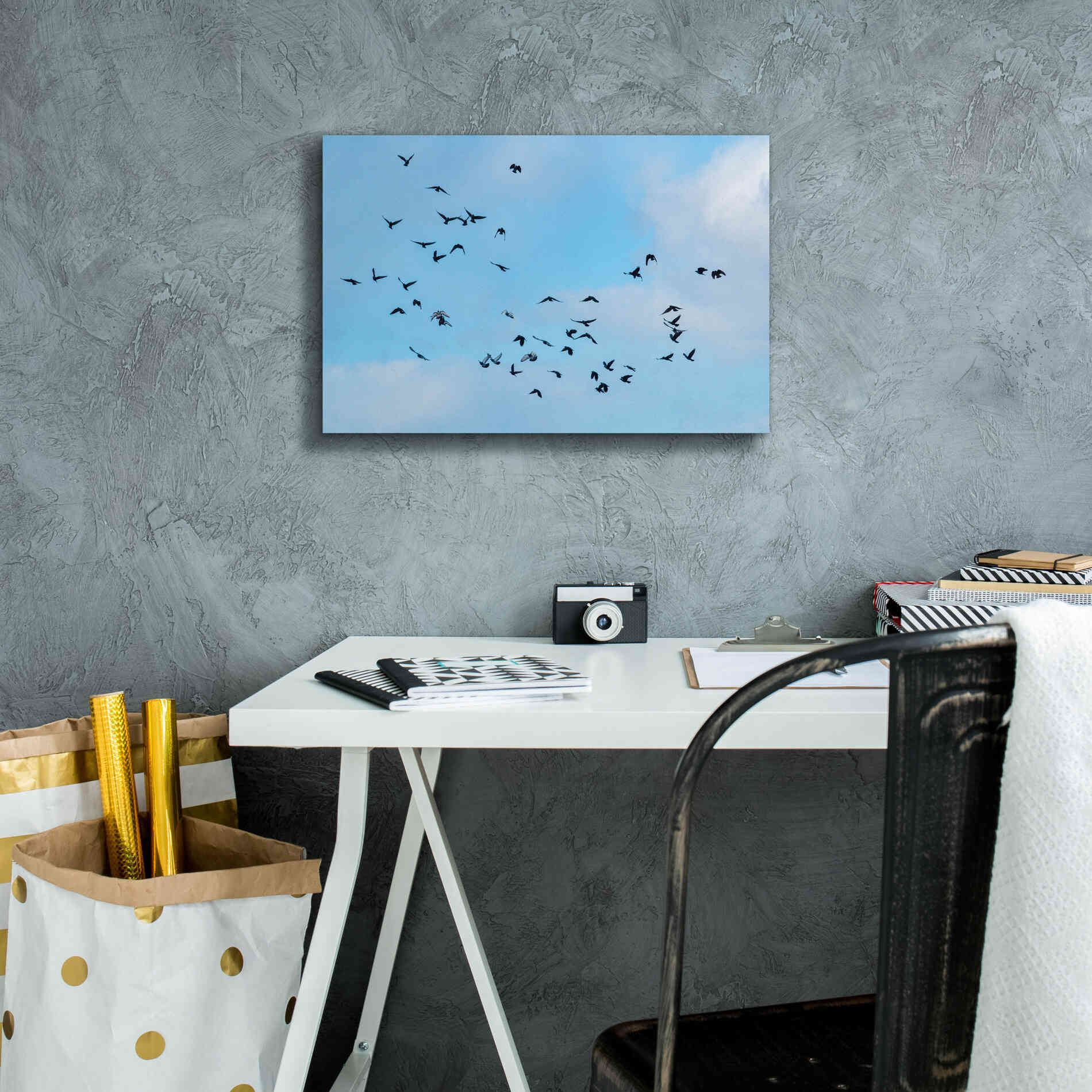 'Method to the Madness' by Epic Portfolio, Giclee Canvas Wall Art,18x12