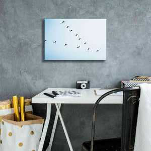 'V Formation' by Epic Portfolio, Giclee Canvas Wall Art,18x12