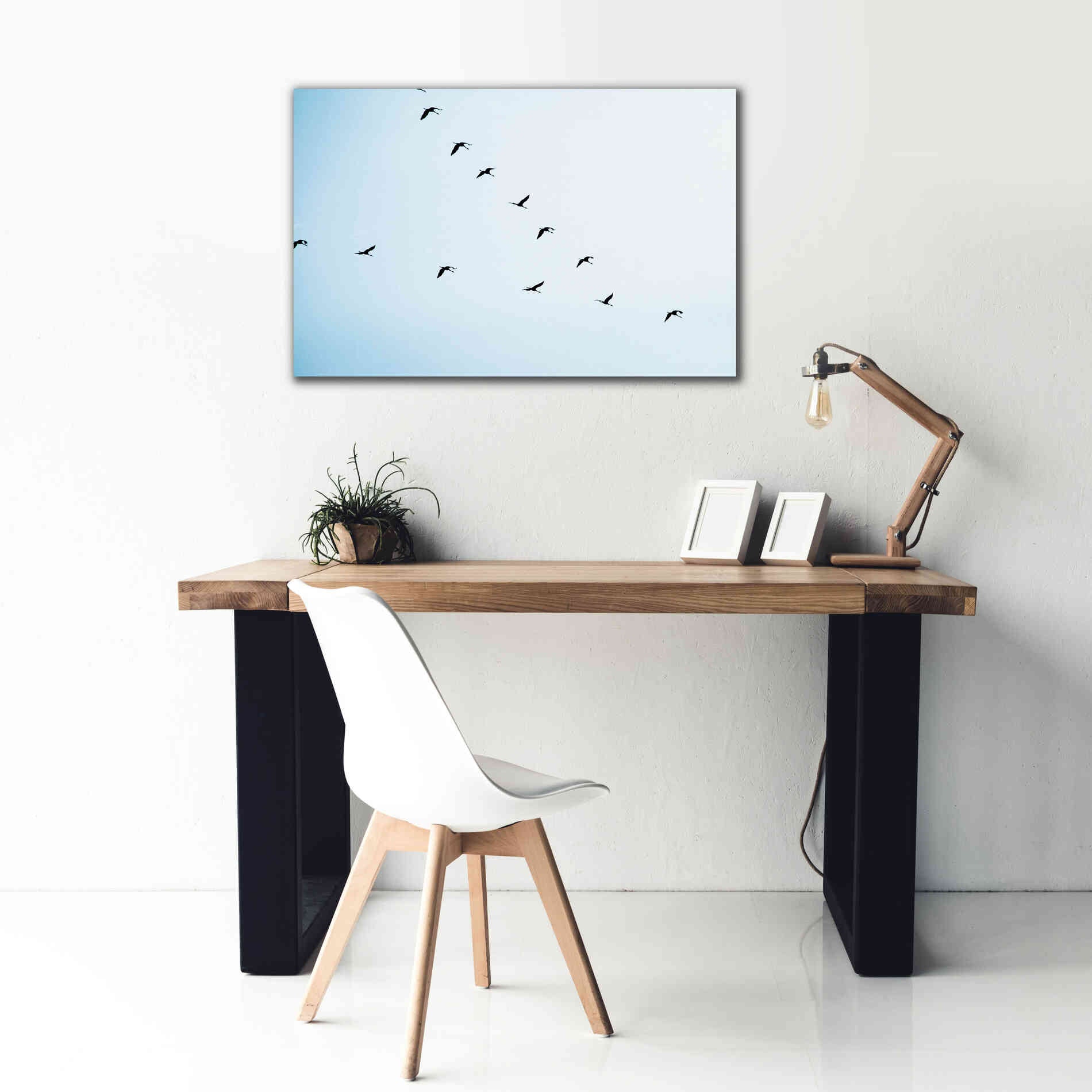 'V Formation' by Epic Portfolio, Giclee Canvas Wall Art,40x26
